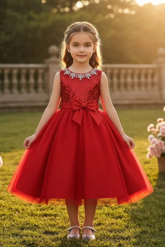 Red Toddler Dress