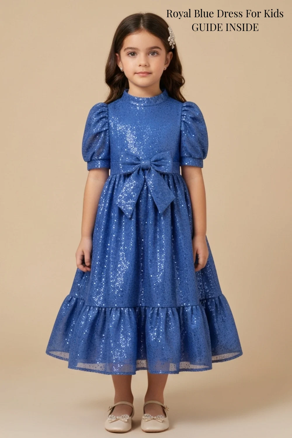 Royal Blue Dress For Kids