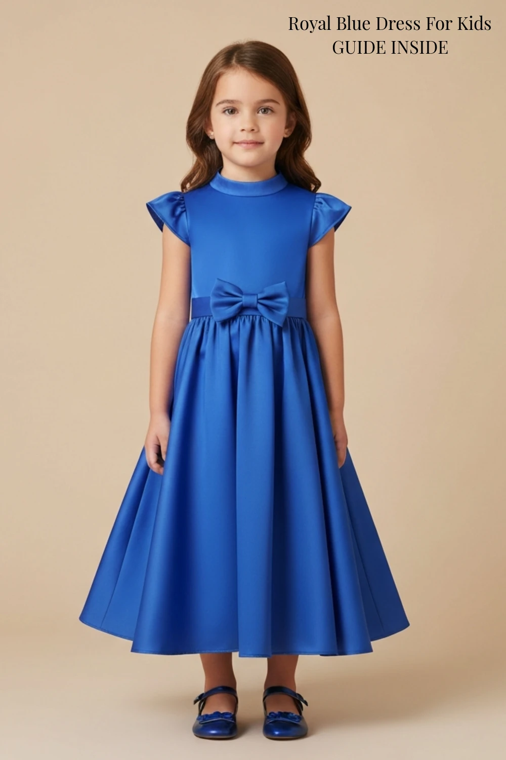 Royal Blue Dress For Kids