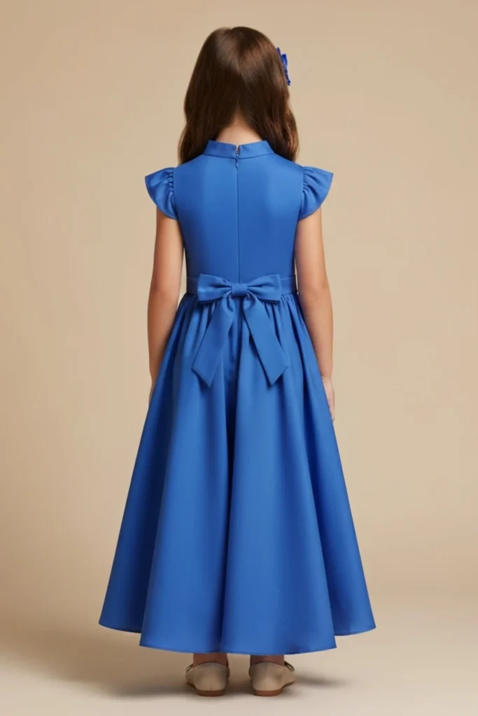 Royal Blue Dress For Kids