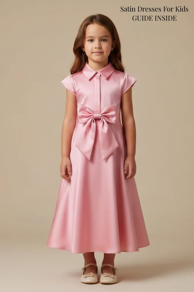 Satin Dresses For Kids