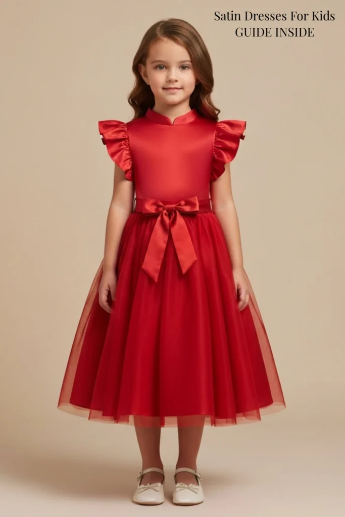 Satin Dresses For Kids