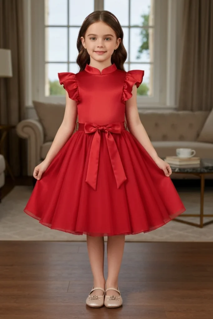 Satin Dresses For Kids