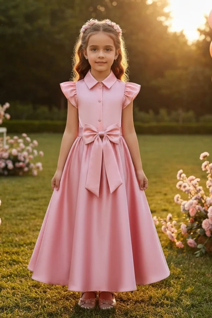 Satin Dresses For Kids