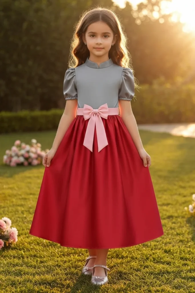 Satin Dresses For Kids