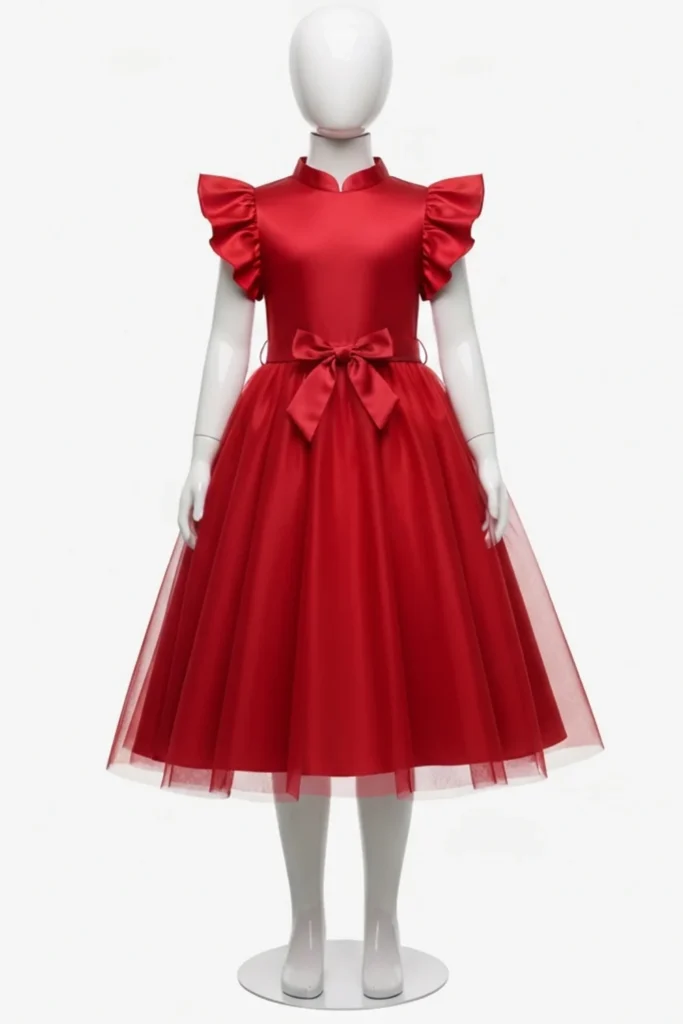 Satin Dresses For Kids