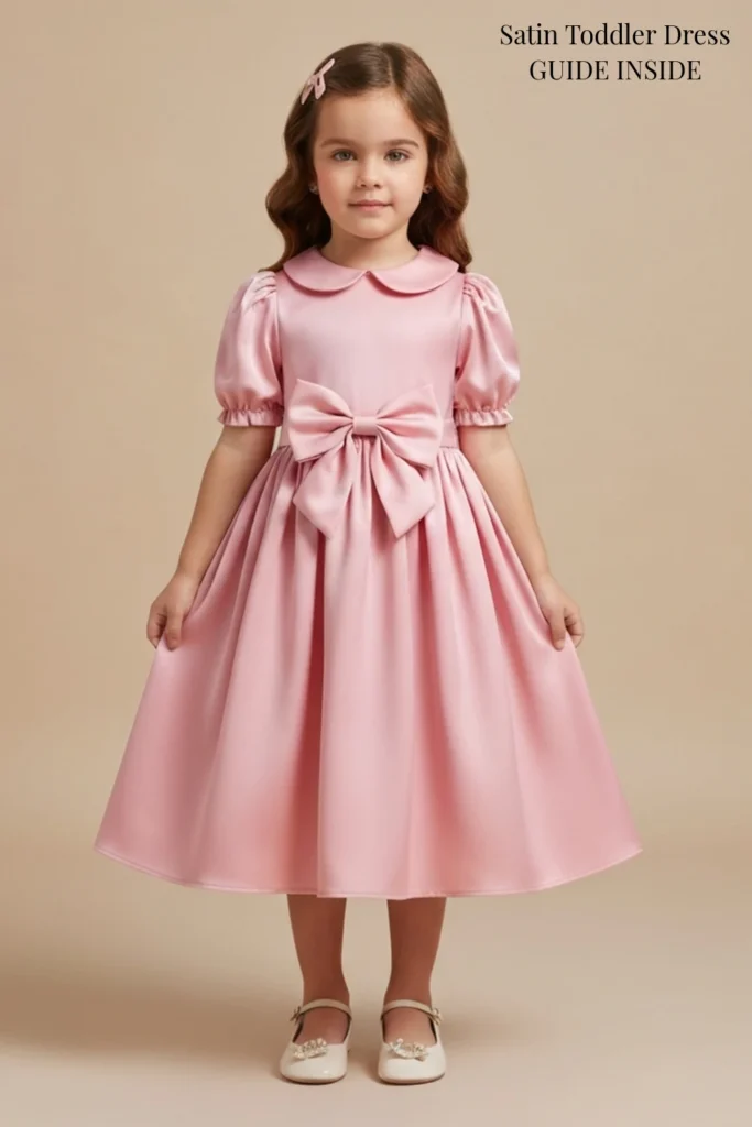 Satin Toddler Dress