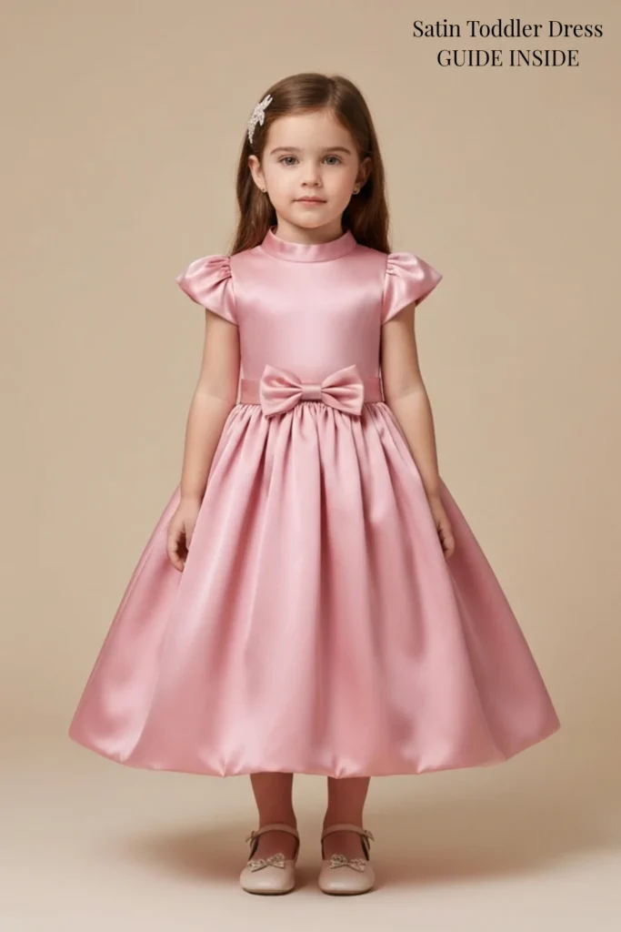 Satin Toddler Dress