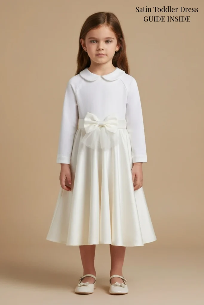 Satin Toddler Dress