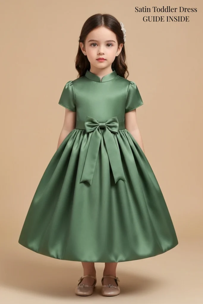 Satin Toddler Dress