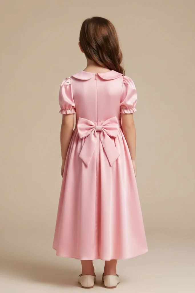 Satin Toddler Dress
