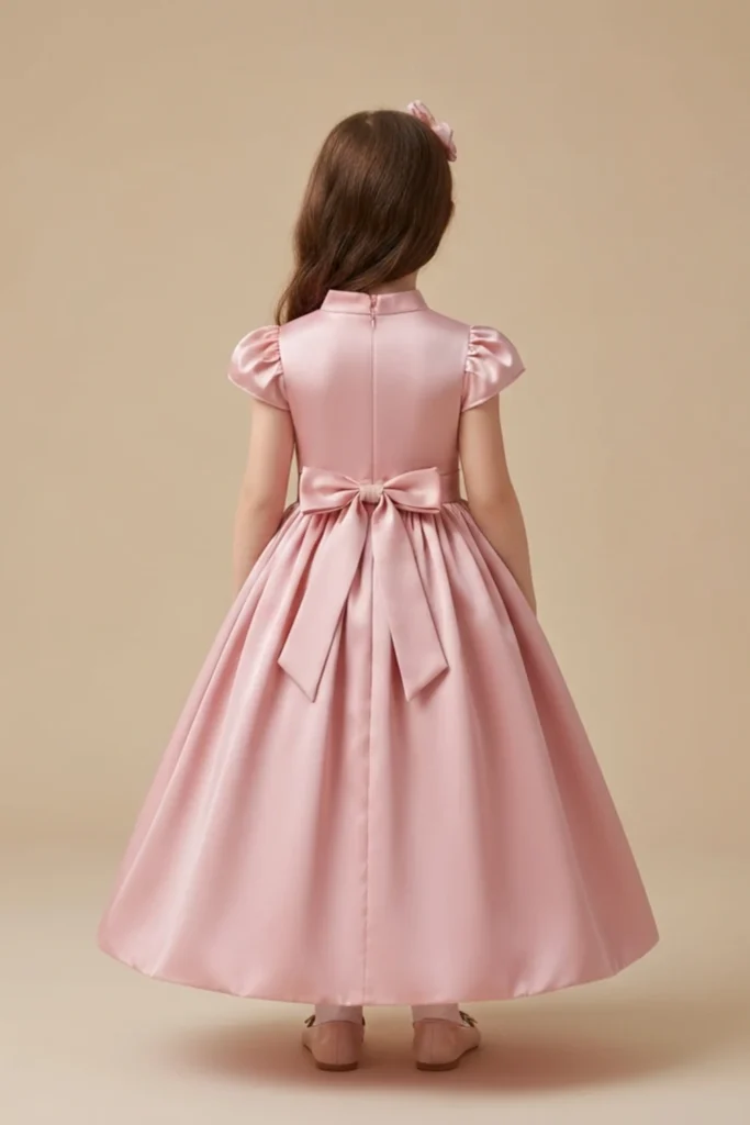 Satin Toddler Dress