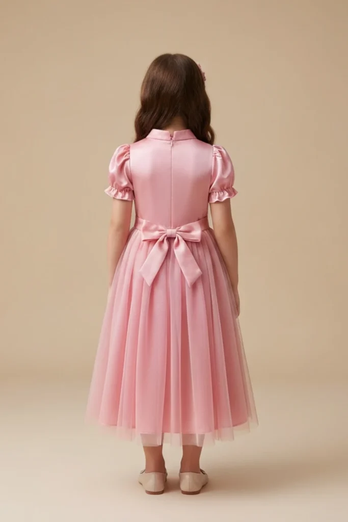 Satin Toddler Dress