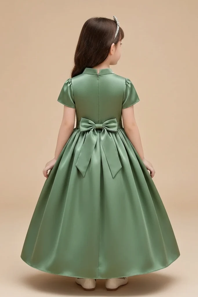 Satin Toddler Dress