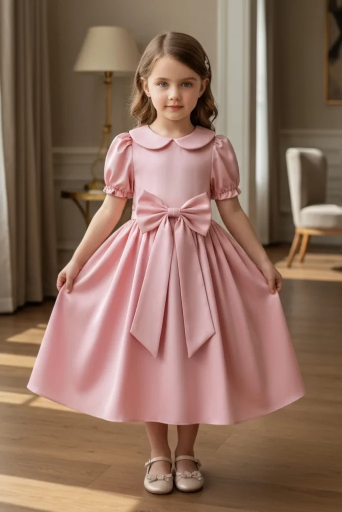 Satin Toddler Dress
