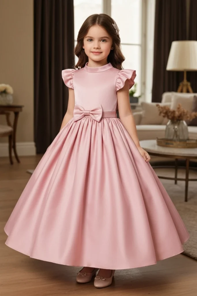 Satin Toddler Dress