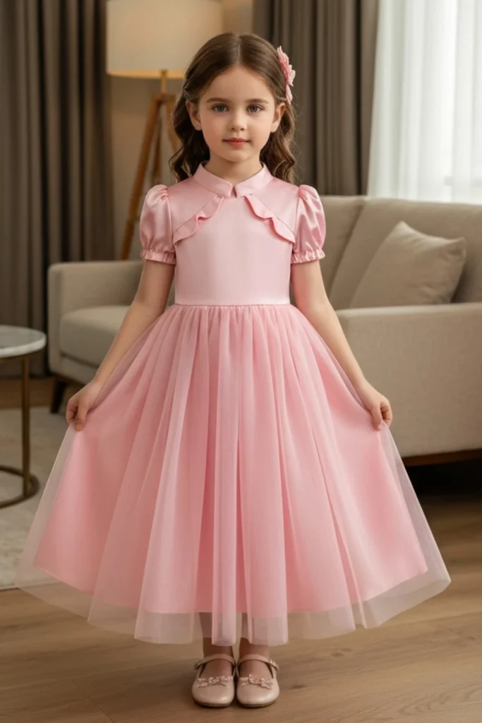 Satin Toddler Dress