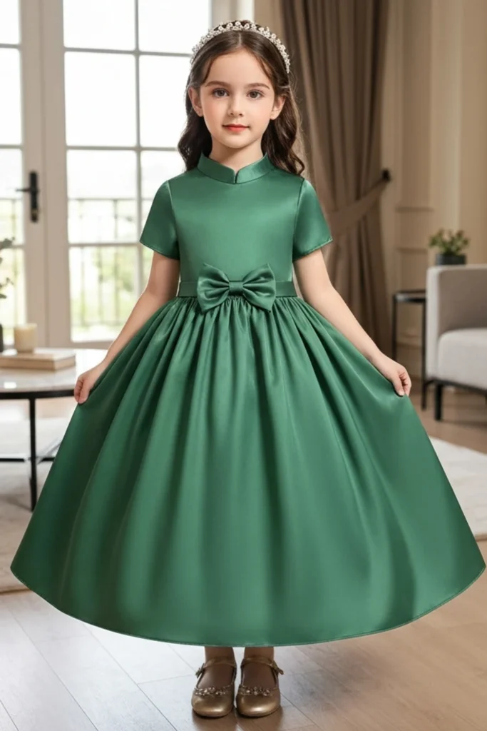 Satin Toddler Dress