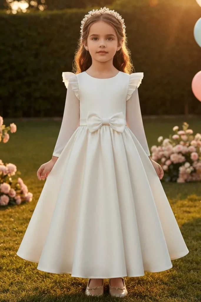 Satin Toddler Dress