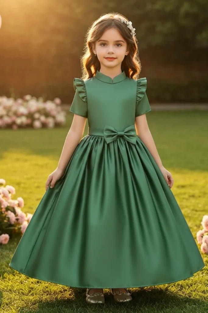 Satin Toddler Dress