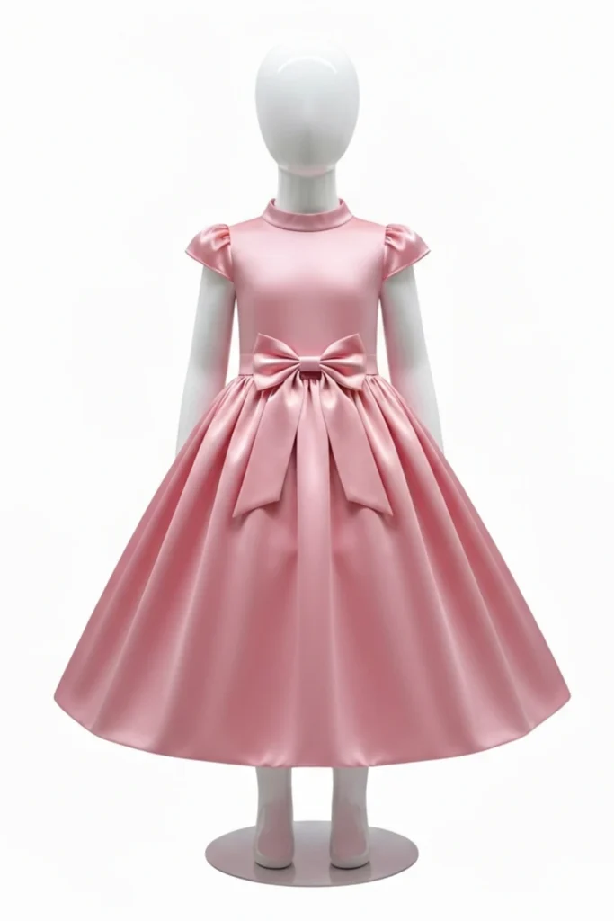 Satin Toddler Dress