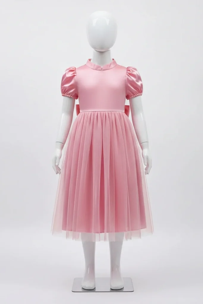 Satin Toddler Dress