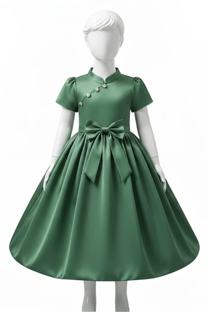Satin Toddler Dress