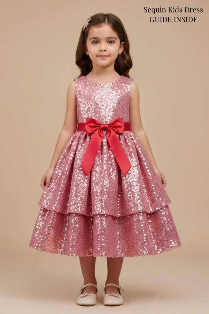 Sequin Kids Dress