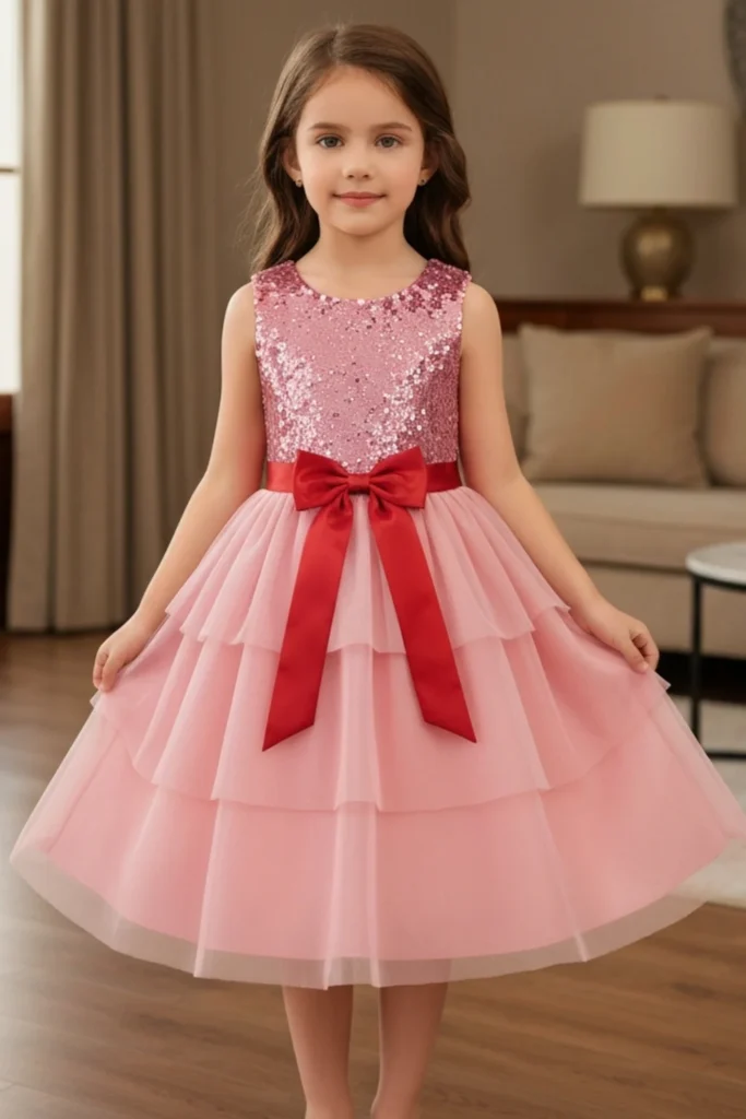 Sequin Kids Dress