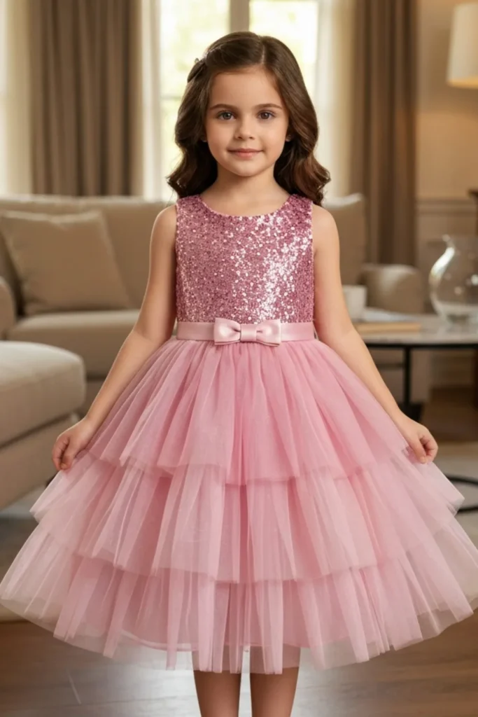 Sequin Kids Dress