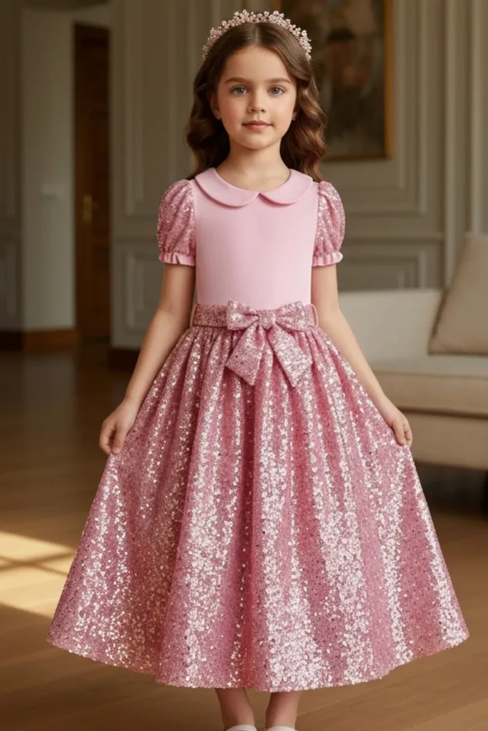 Sequin Kids Dress