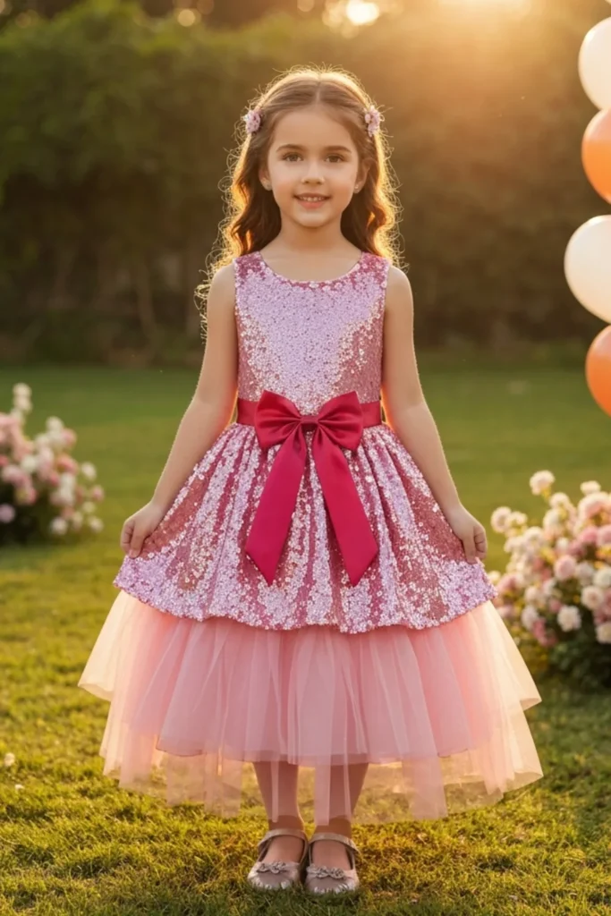 Sequin Kids Dress