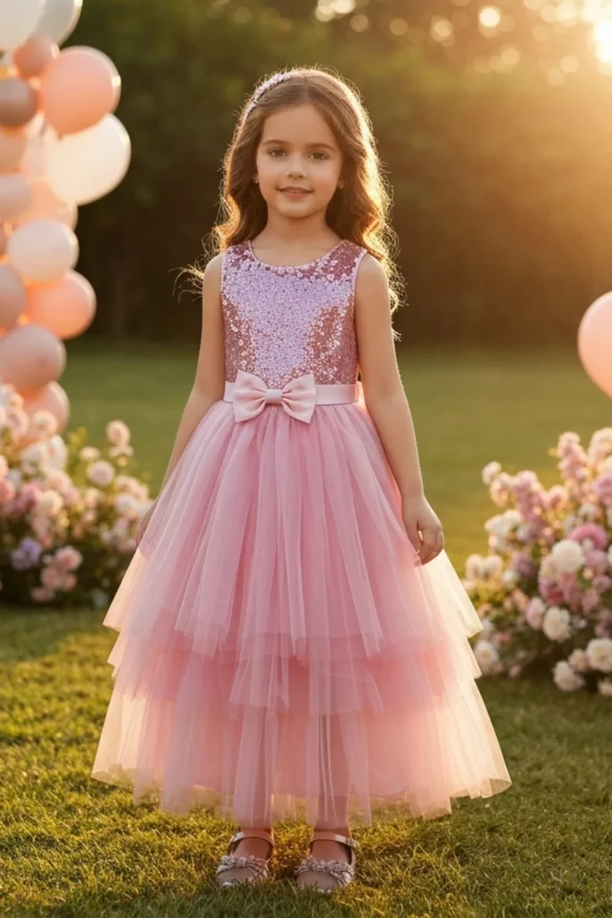 Sequin Kids Dress