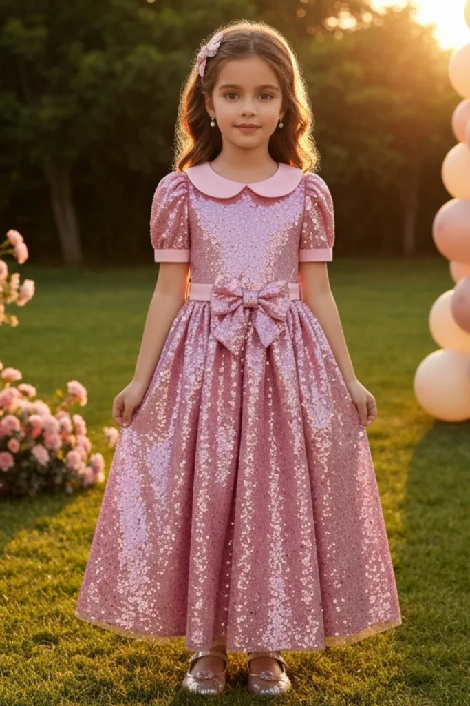 Sequin Kids Dress