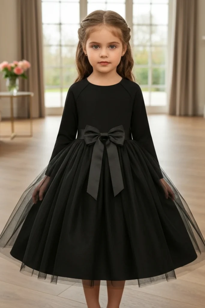 Toddler Black Dress