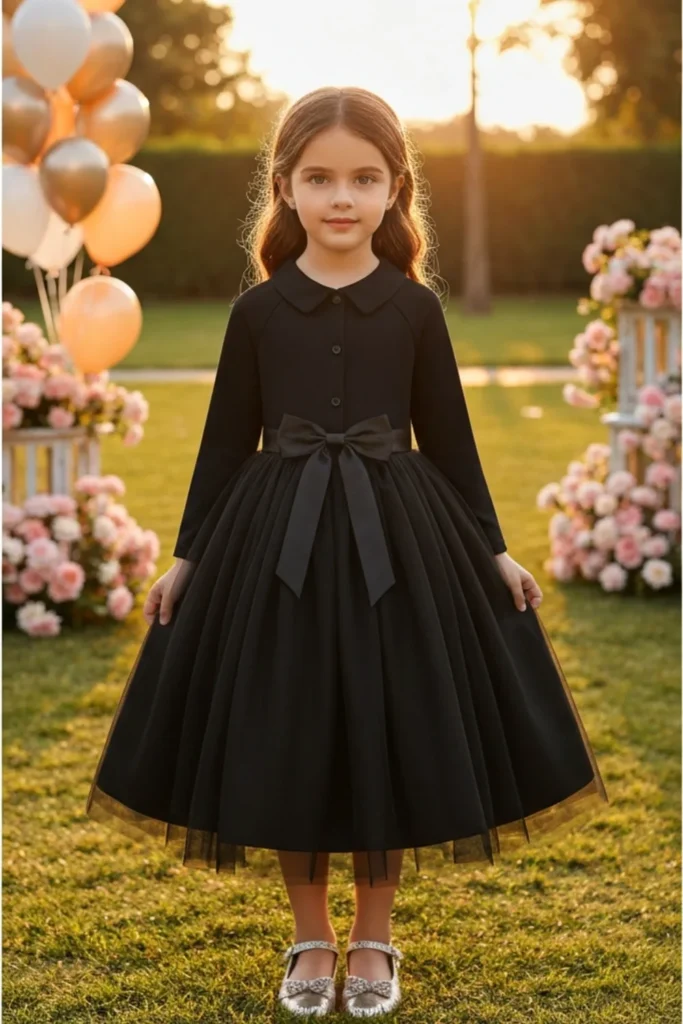 Toddler Black Dress