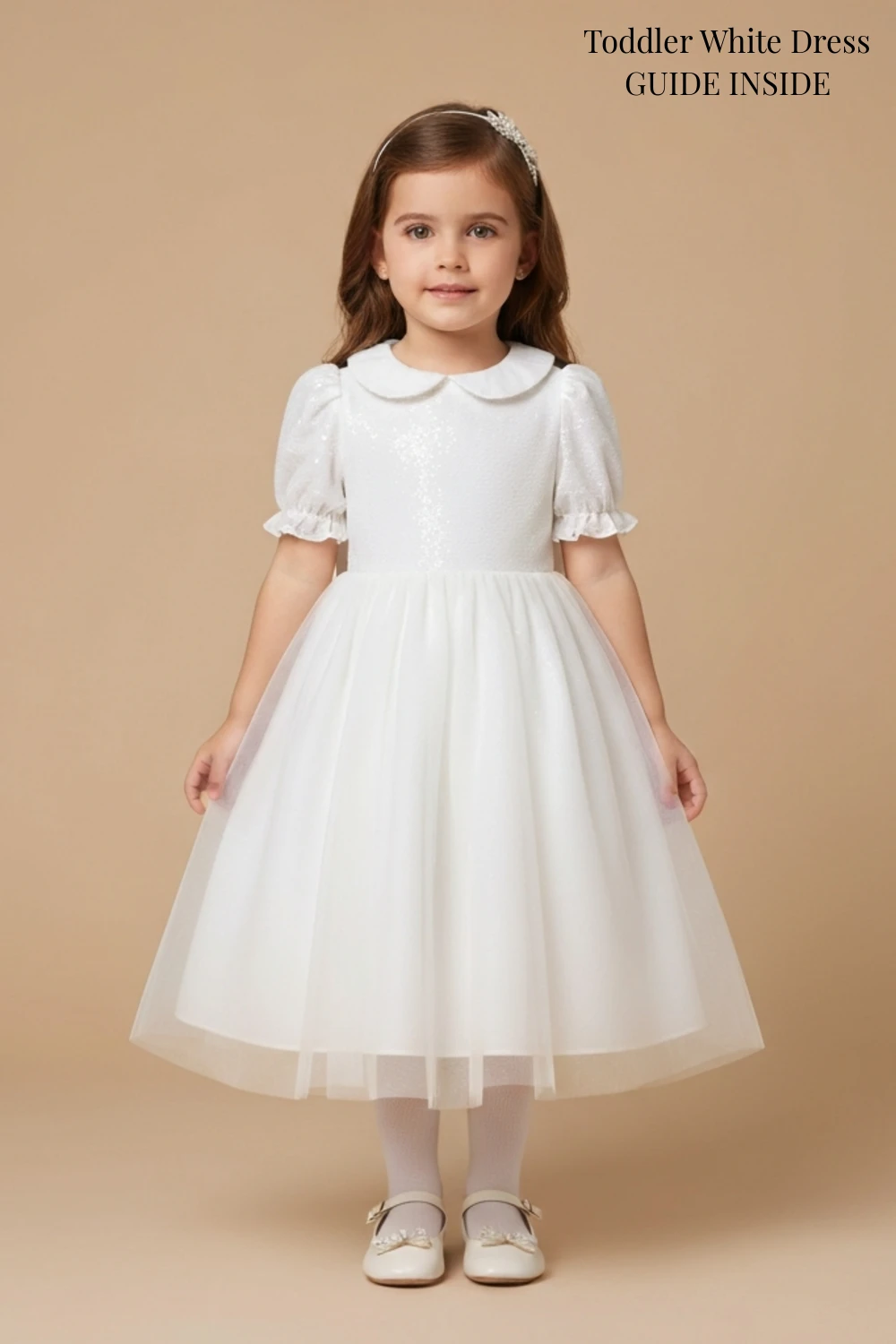 Toddler White Dress