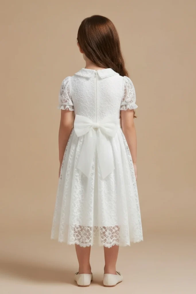 Toddler White Dress