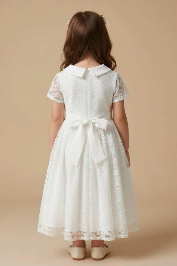Toddler White Dress