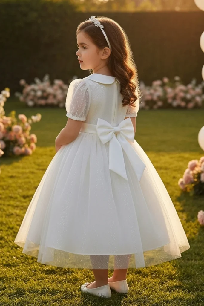 Toddler White Dress