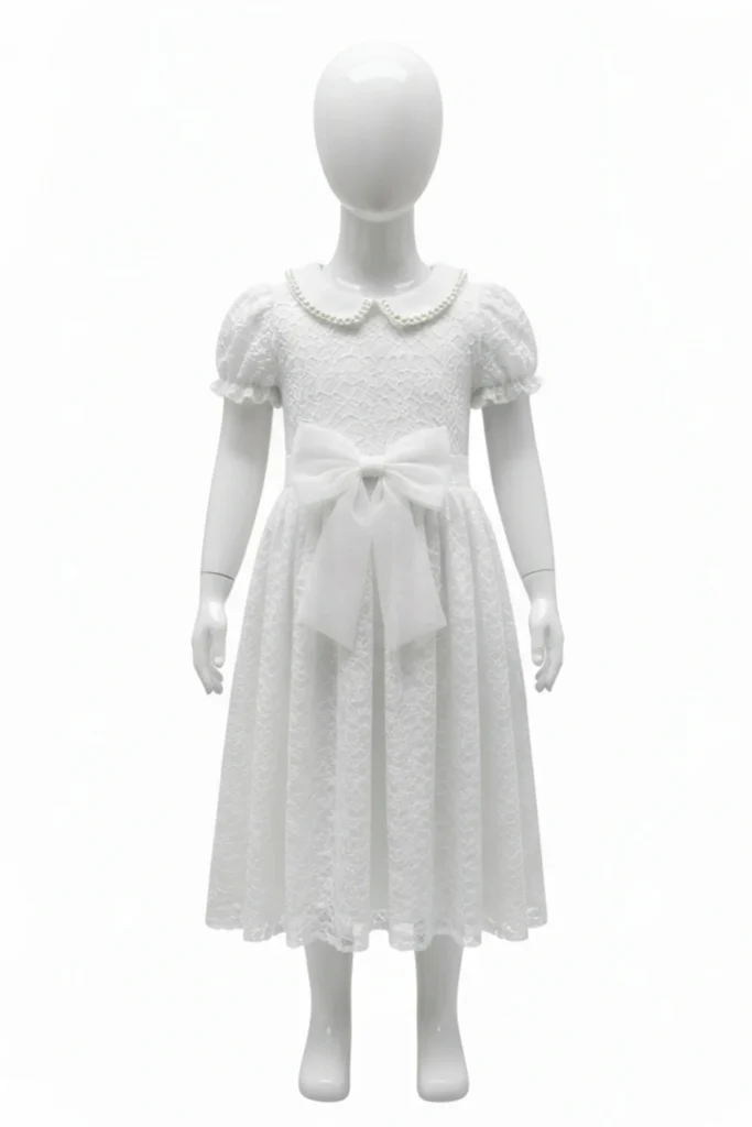 Toddler White Dress