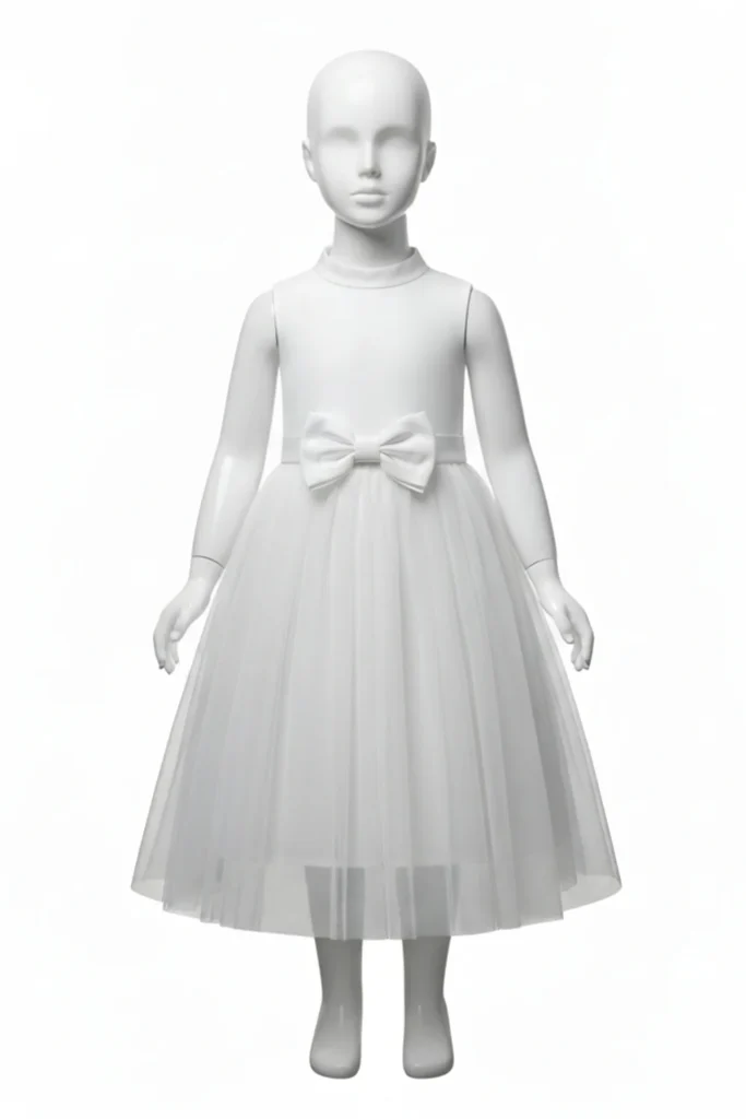 Toddler White Dress