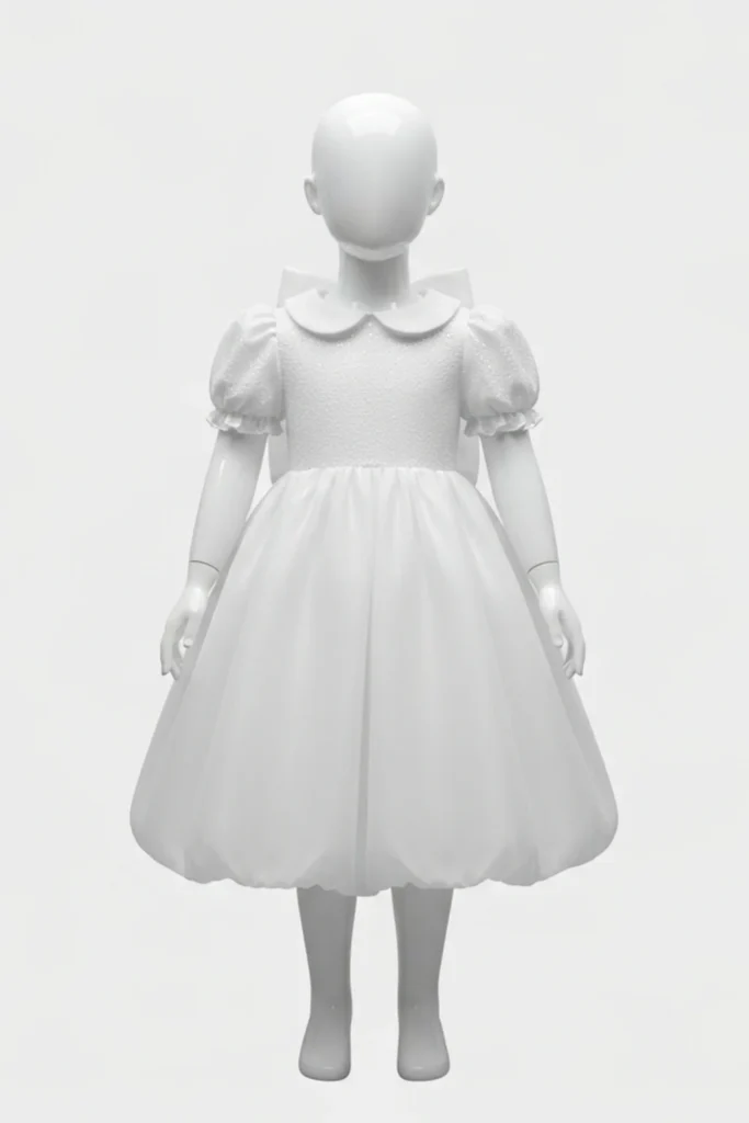 Toddler White Dress