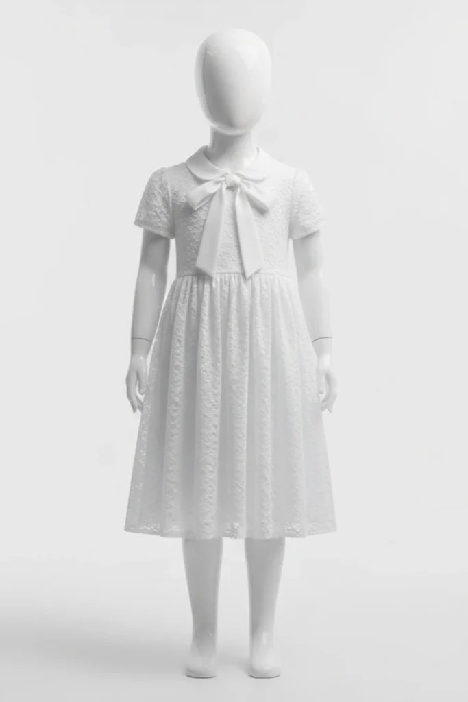 Toddler White Dress