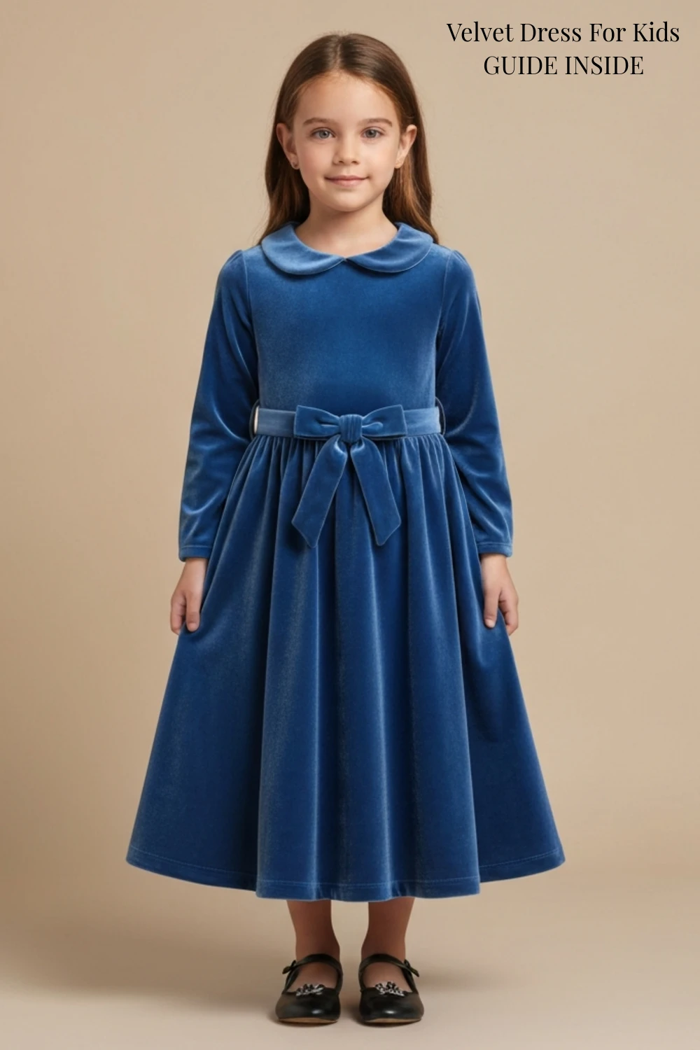 Velvet Dress For Kids