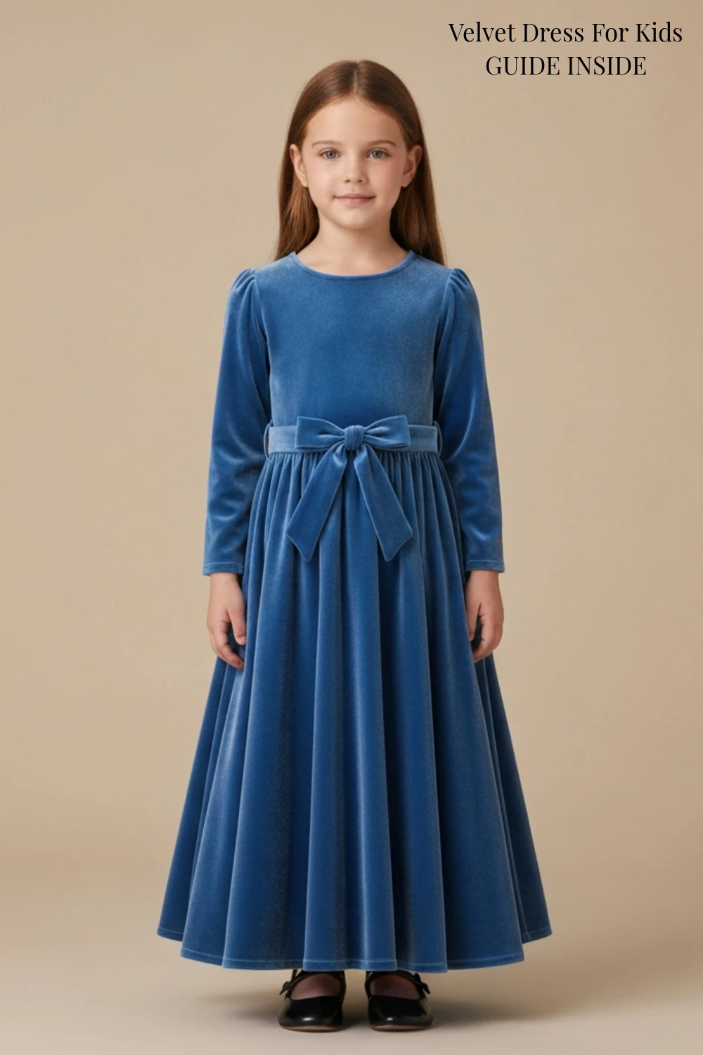 Velvet Dress For Kids