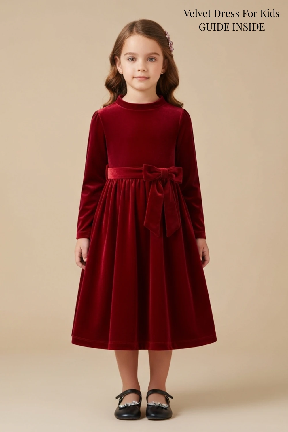 Velvet Dress For Kids