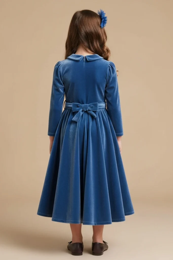 Velvet Dress For Kids