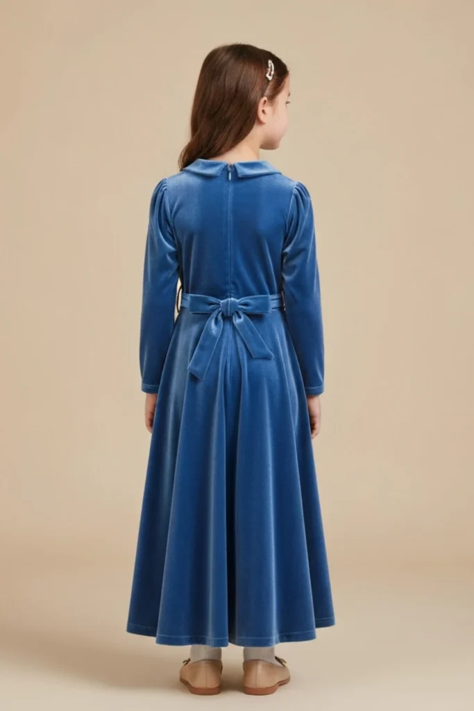 Velvet Dress For Kids