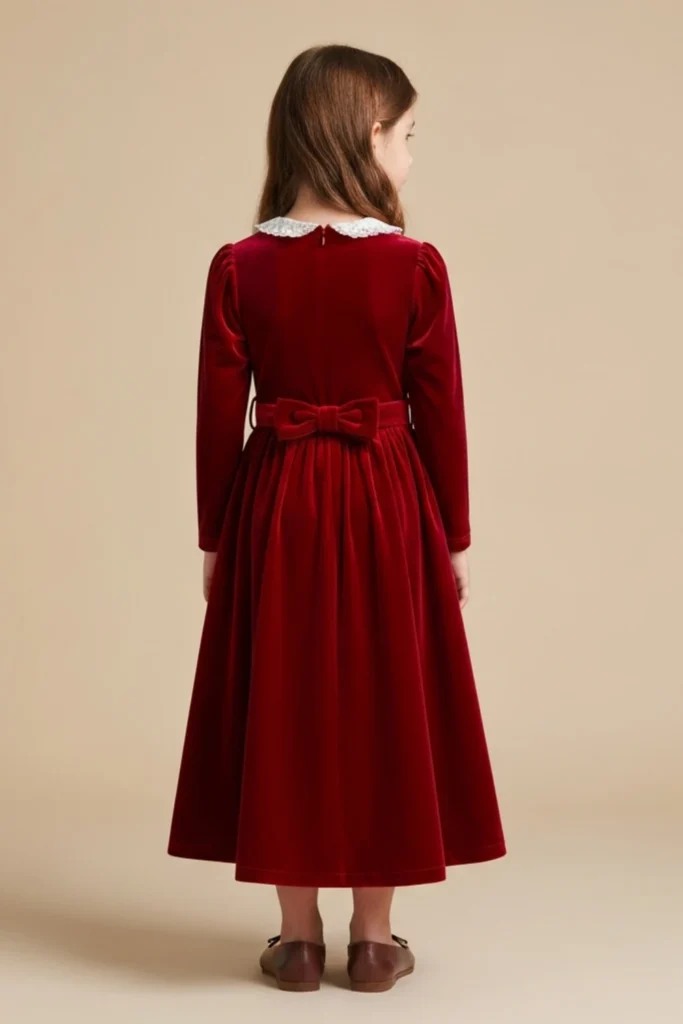 Velvet Dress For Kids